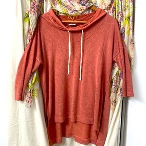 Burnt orange soft vintage tunic